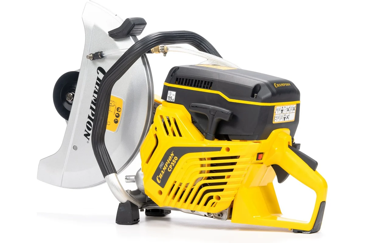 Бензорез CP350 3,5кВт 74см³ 10,1кг без диска D350мм d20/25,4 // CHAMPION 
