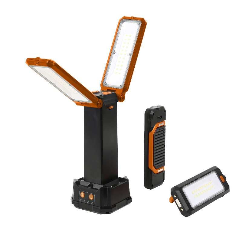 Мачта осветительная аккум. MAXPILER MTWL-03 (700/1500/3000 Лм, АКБ 4Ач, 3 свет.модуля, 2.5-10ч)