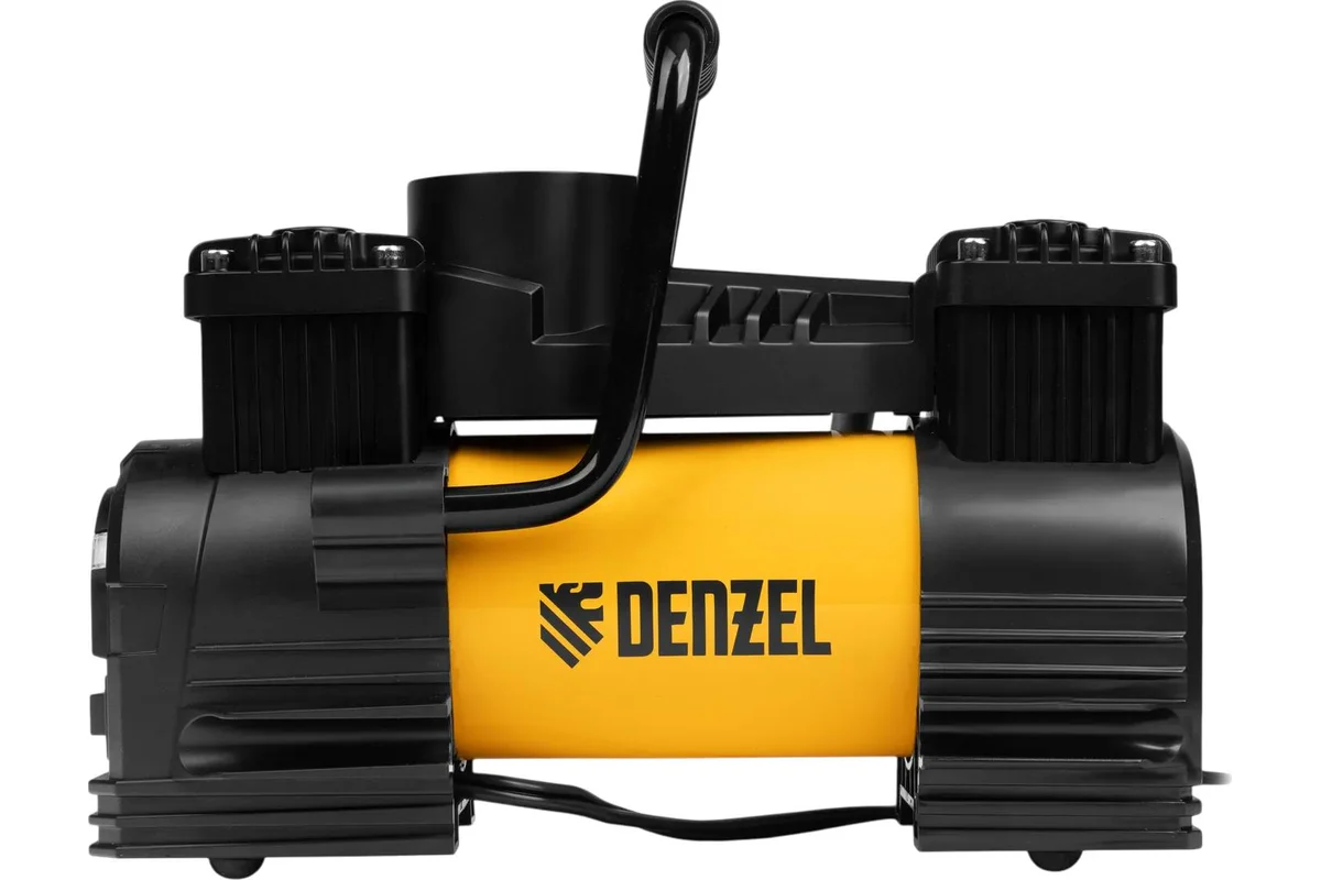 Компрессор автомобильный AC-75, 12 В, 10 атм., 75 л/мин, LED// Denzel