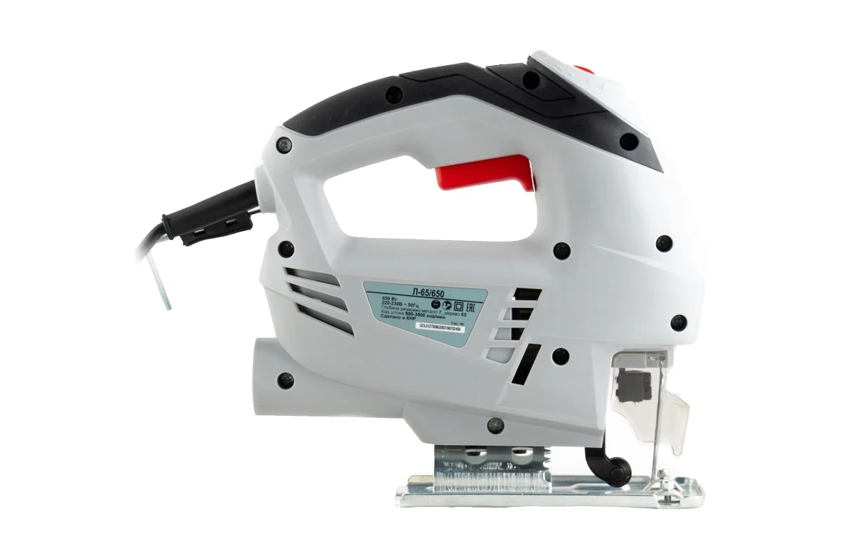 РЕСАНТА Л-65/650 Лобзик эл. 650Вт, 500-3000 ход/мин, рез сталь -7мм, дерево 65мм