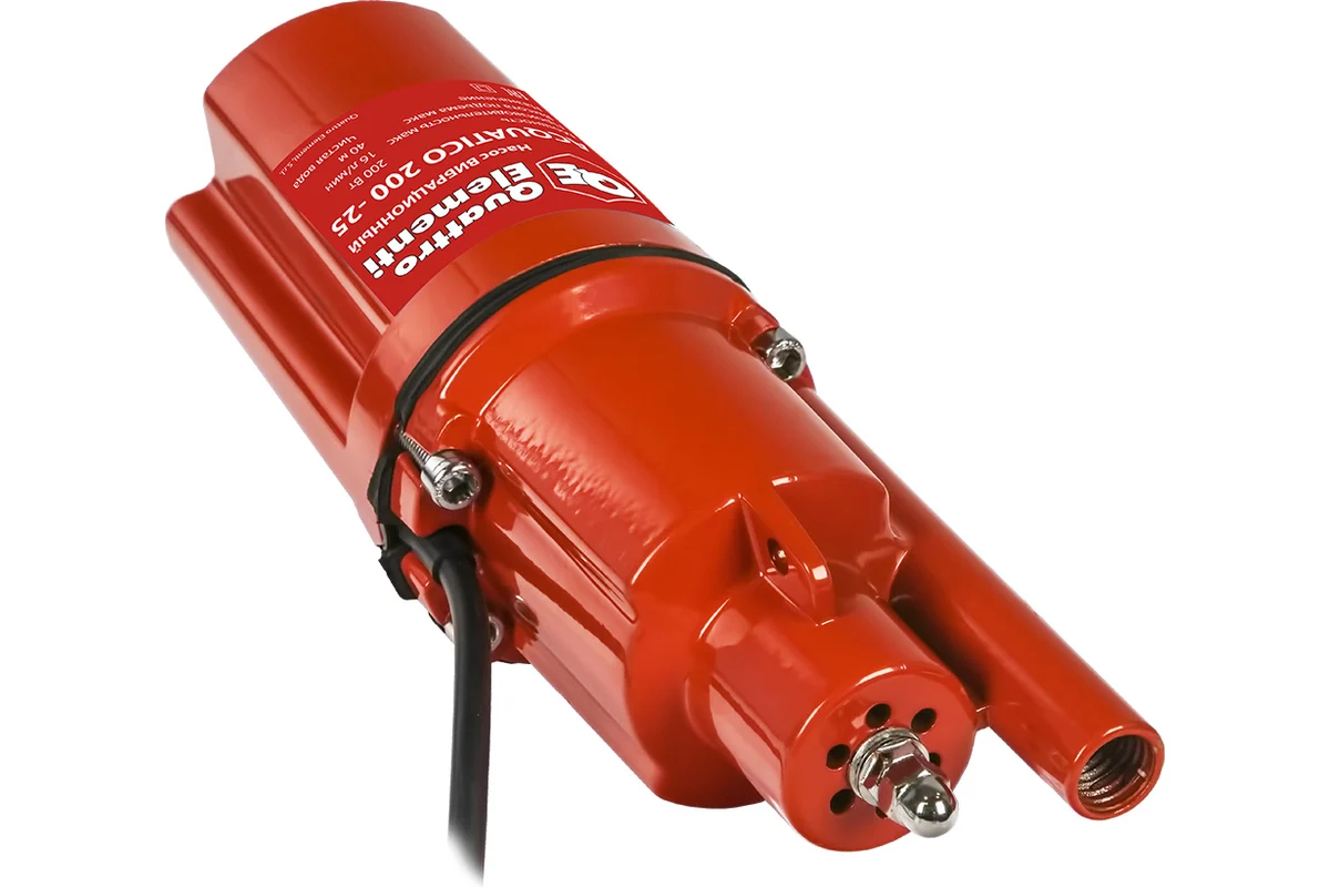 Вибрационный насос QUATTRO ELEMENTI Acquatico 200-25 (200 Вт, 960 л/ч, для чистой, 40м, кабель 25 м,