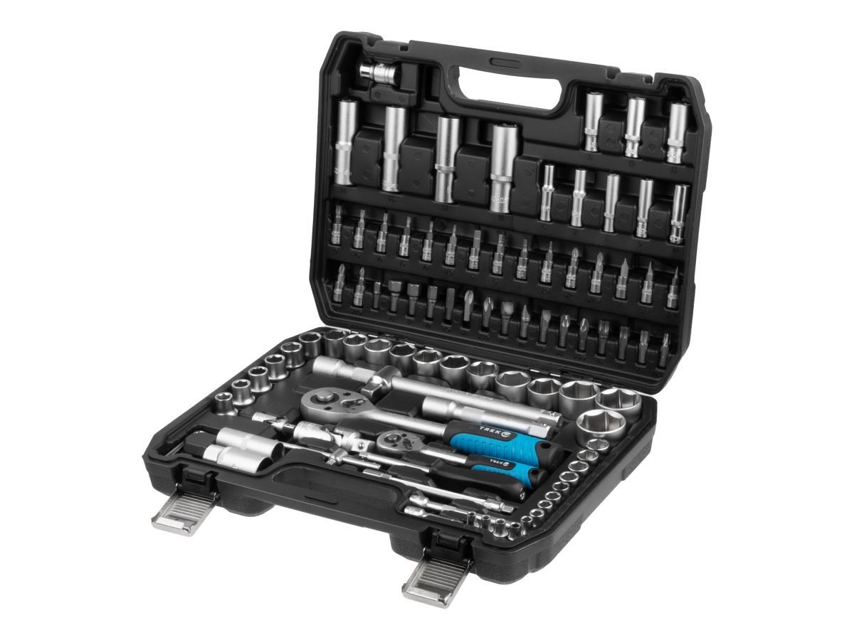 Набор головок и бит 94пр. (1/4\", 1/2\", 6 граней) TREK