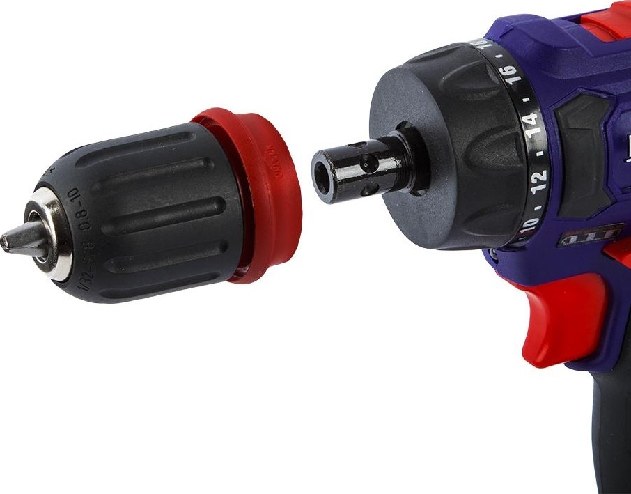 Дрель аккумуляторная ПУЛЬСАР ДА 12-2П (12В, 25Hm, Li-on, 1,5Ah, 2акк,1,5 кг,съём пат,кейс) (792-681)