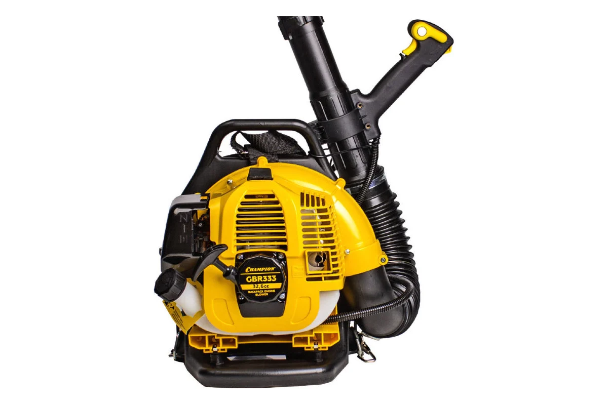 Воздуходувка бенз.ранц. CHAMPION GBR333, 0,9кВт, 32,6см3, 800м3/ч, 6,4кг