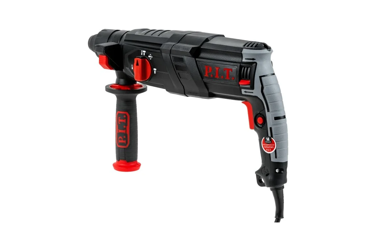 Перфоратор SDS-Plus электрич. P.I.T. PBH28-C5(горизонт, 1050Вт, 3,2Дж, 3реж, Ø28мм, 0-1100, кейс)