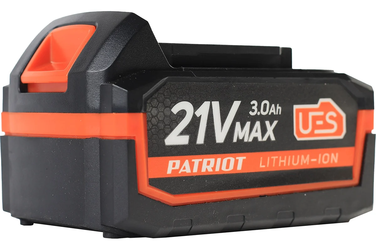 Батарея аккумуляторная PATRIOT PB BR 21V(Max) Li-ion 3,0Ah UES тонкая зарядка (5,5 мм)
