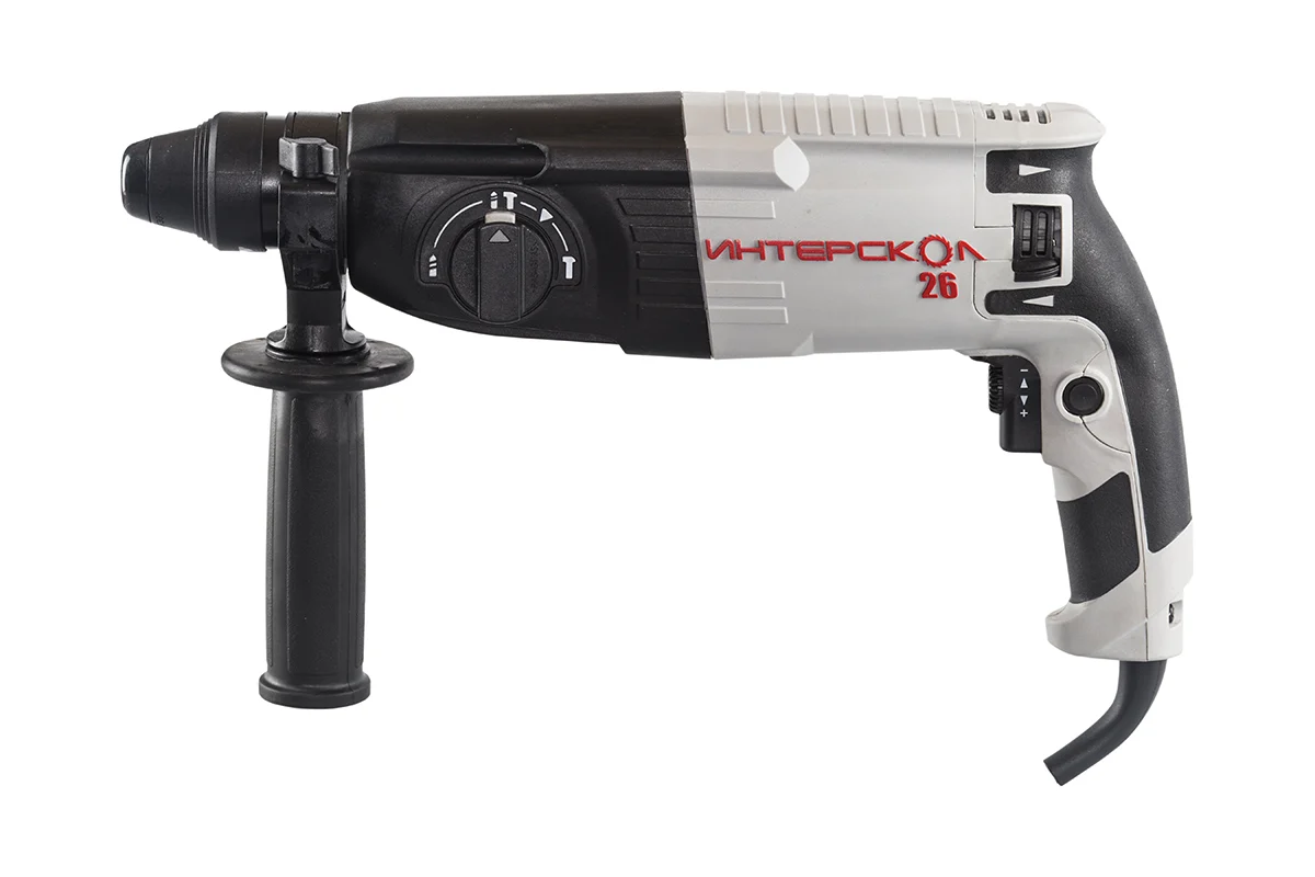 П-26/800ЭР ИНТЕРСКОЛ Эл.перфоратор 800 Вт, SDS+. 3х режимный, 3,0 Дж,