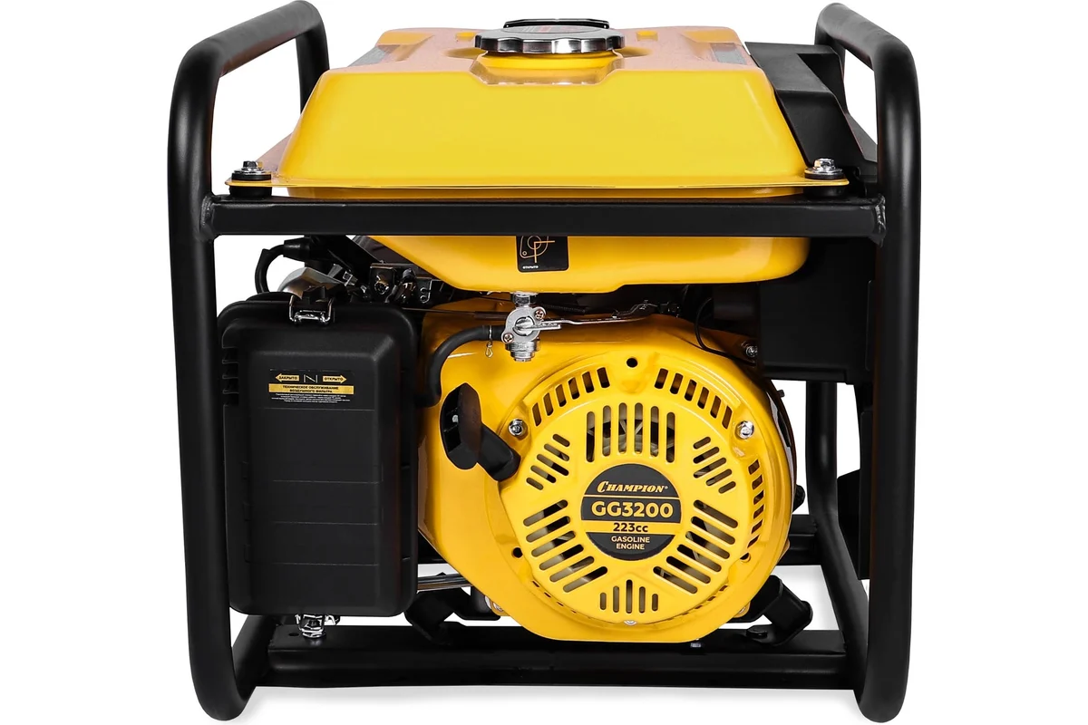 Генератор CHAMPION GG3200, 3,2/3,5 кВт OHV 7,5л/с , бак 15л, 42 кг 