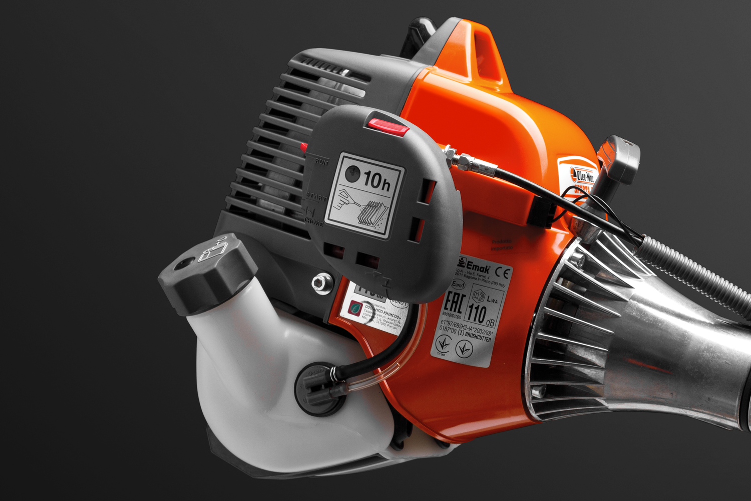 Бензокоса Oleo-Mac SPARTA 25 ECO ALUMINIUM, 800 Вт (1.0л/с), леска 2,4мм, диск 230мм, вело -руль