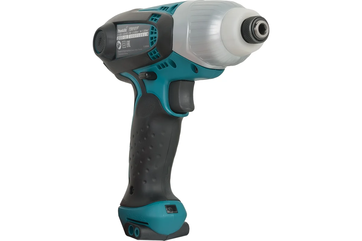 Makita Шуруповерт  TD0101F, сетевой ударный, 230Вт, 0-3600 об/мин, 0.99 кг, подсветка