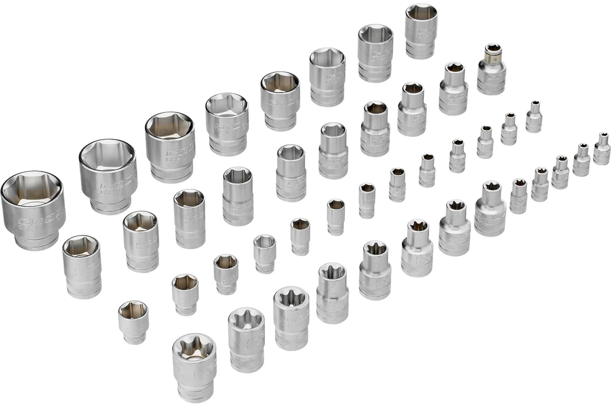 Набор инструментов 109 предметов, 120 зубьев, CrV 1/4, 1/2"// Gross