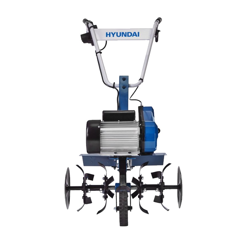 Электрокультиватор HYUNDAI T2000E 2.0кВт, шир. обр. 450мм, гл.обр. 260мм,29,8кг, цепн. редуктор