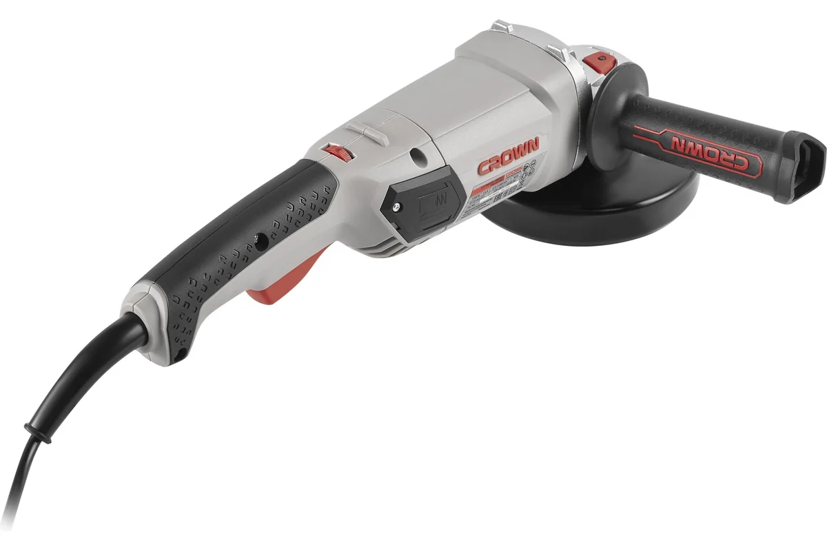 Угловая шлифовальная машина CROWN CT13506-125NV, Ø125 мм, 1200 Вт, 4000-11000 об/мин