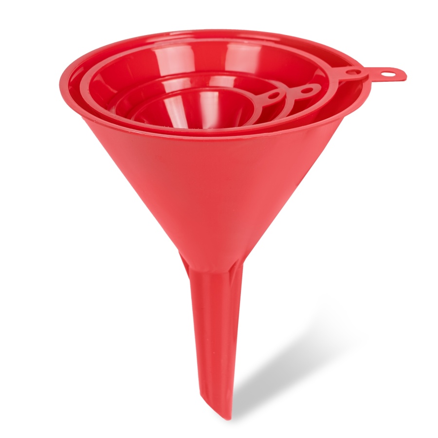 Воронки комплект 4 шт. (50 мм, 75 мм, 95 мм, 115 мм) AVS OF-04К