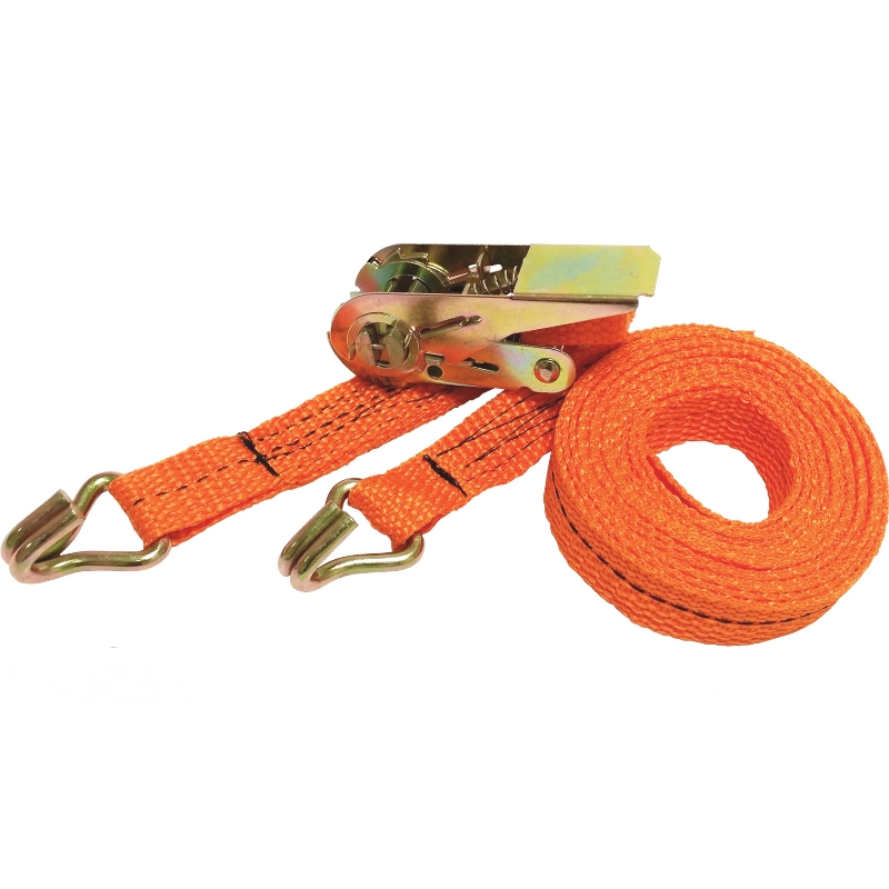Ремень для крепления груза, храповый механизм, лента 38 мм x 8 м, 1500 / 3000 кг