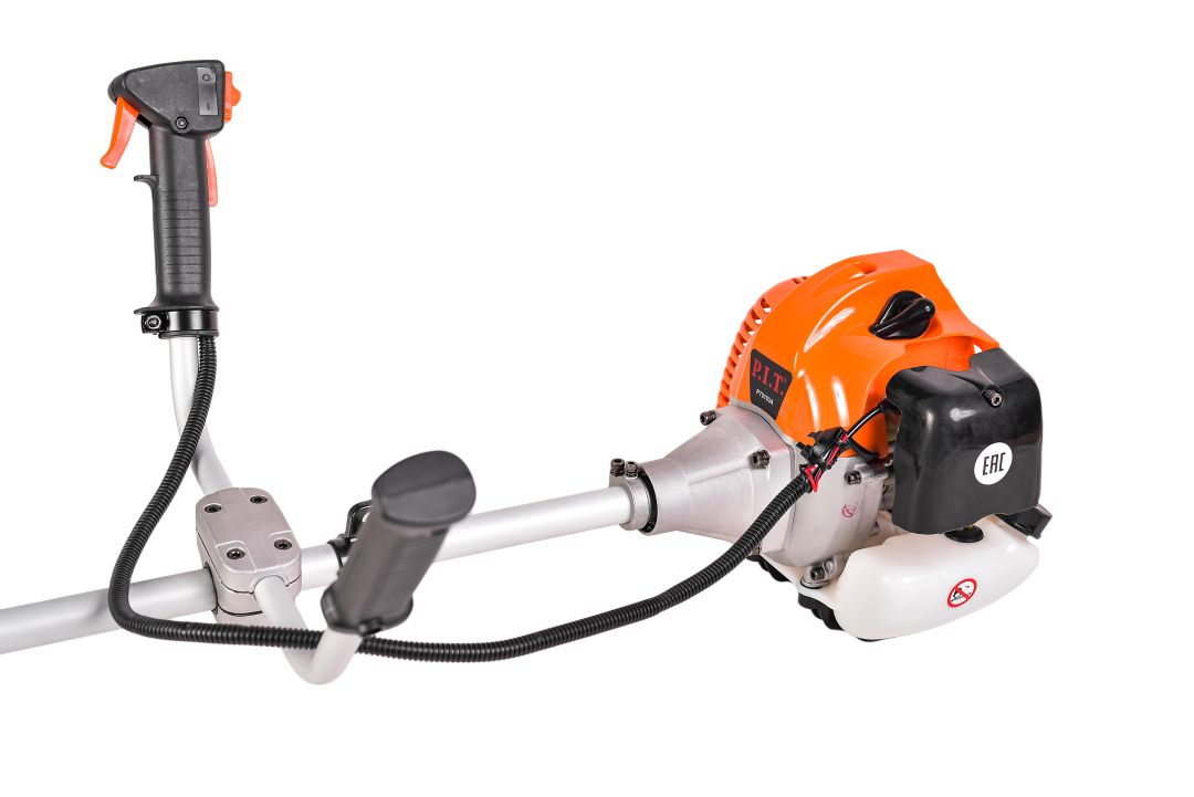 Триммер бензиновый P.I.T. P75103A Стандарт (2,8л.с, 56см³, 2-т, 8500об/мин, 1.2л, Ø440мм,леска,диск)