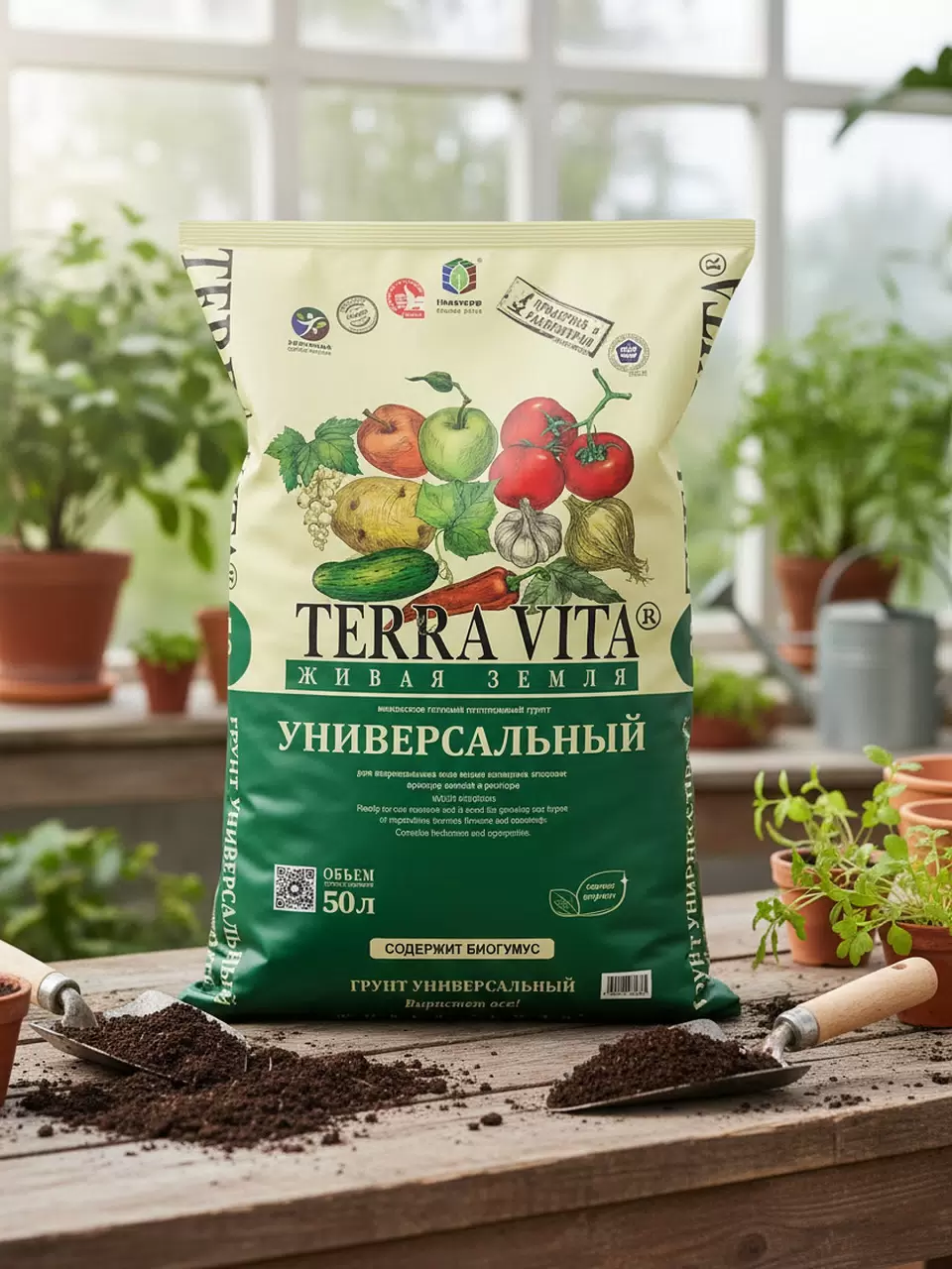 Terra Vita Грунт Живая земля, универсальный, 50 л. 
