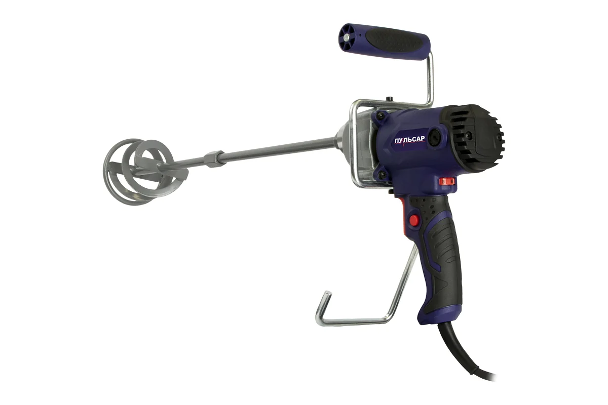 Дрель миксер ПУЛЬСАР МС 120-900 900Вт, 180-700об/мин, насадка 120мм, 2,9кг