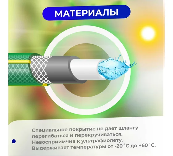 Шланг поливочный 5/8" 25м STARTUL GARDEN SOFT TOUCH (ST6040-5/8-25)