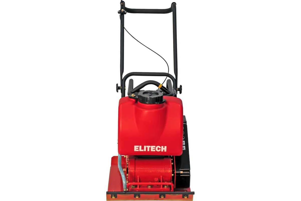 ELITECH ПВТ 90БВЛ Плита вибротрамбовочная,90кг,6.5л\с,600х420мм,13.2кН,30см,15м\мин,346м2\ч,вода,ков