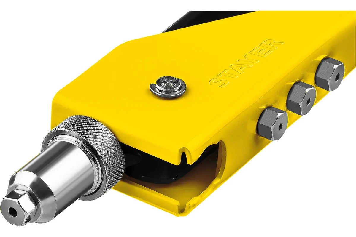 Заклепочник 2-х позиционный перестав.головка //STAYER