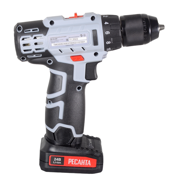 РЕСАНТА ДА-24-2ЛК Шуруп. акк, 24В 2х2,0 Ач Li-ion, 50Нм, БЗП