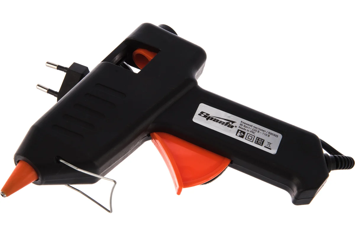 Пистолет термоклеящий,  80 Вт, ф.11мм стержни //SPARTA