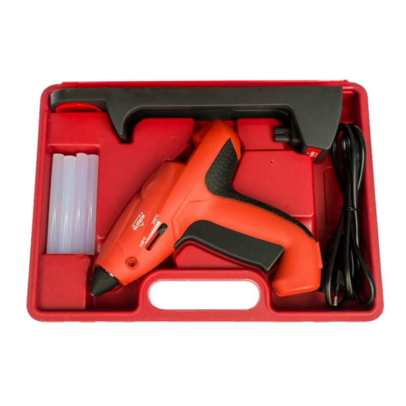 Термопистолет клеевой ELITECH ПКЛ 5015К, 500Вт, стержни 11мм, 15г/мин, рег. t°, кейс