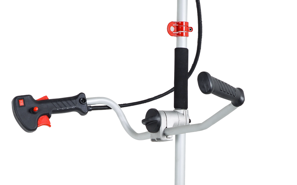 Бензотриммер РЕСАНТА БТР-2500П 2-х тактный, мощность 2500Вт,9500об/мин, не разборная штанга.