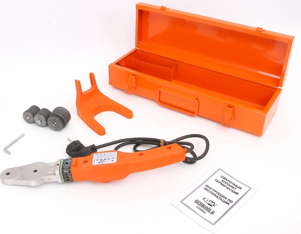 Паяльник COBRA GM 0009 Mini,  750Вт, насадки Ø 20/25/32, для полипропиленовых труб