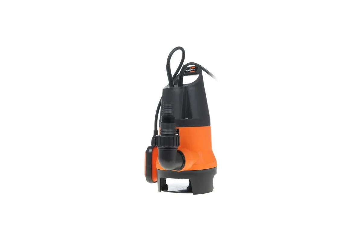 Насос дренажный PATRIOT F 400, д/грязной воды, корпус - пластик, 400 Вт, 8000 л/час.