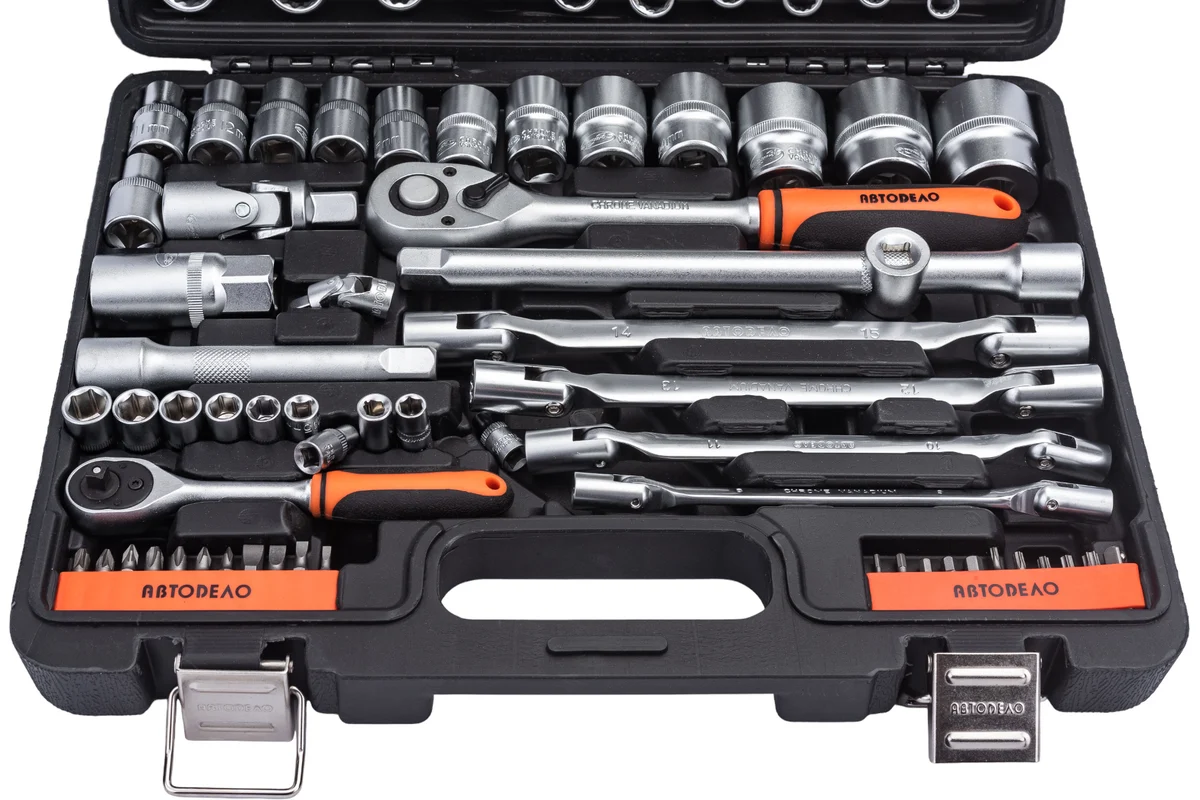 Набор инструмента 77пр. 1/2- 1/4 //АВТОДЕЛО