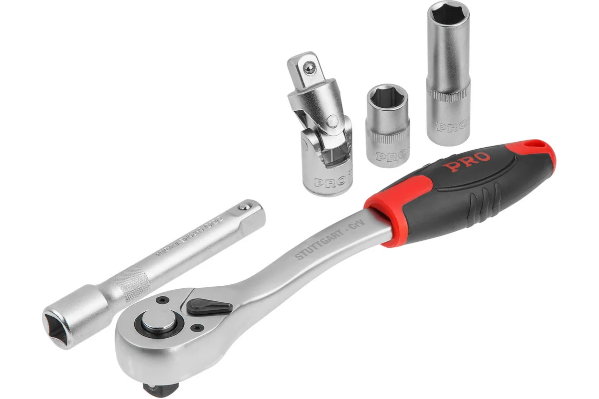 Набор головок и ключей 216пр. 1/4",3/8",1/2" PRO STARTUL STUTTGART (PRO-216S)