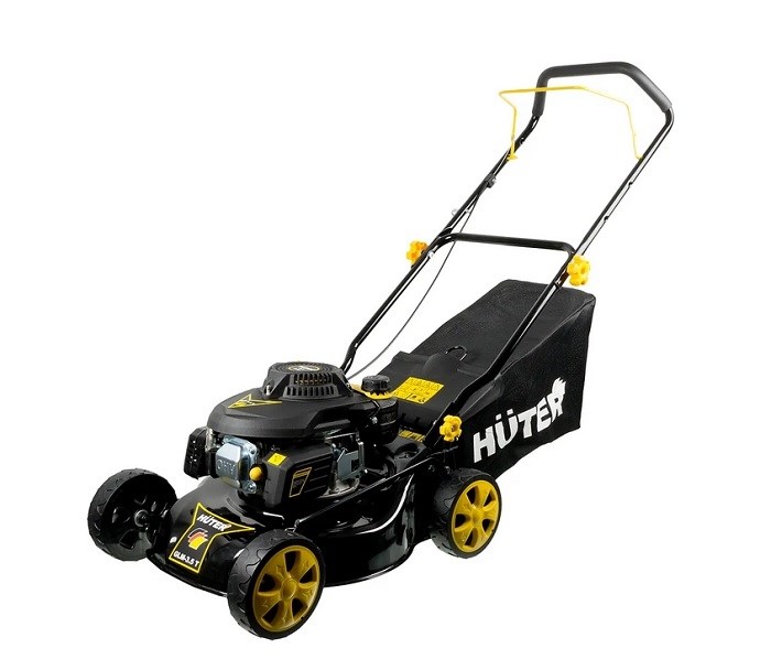 Бензогазонокосилка HUTER GLM-3.5T, 4х-т. 4 л/с, шир. кош. 42см, высота кош. 35-75 мм, травосб.40л