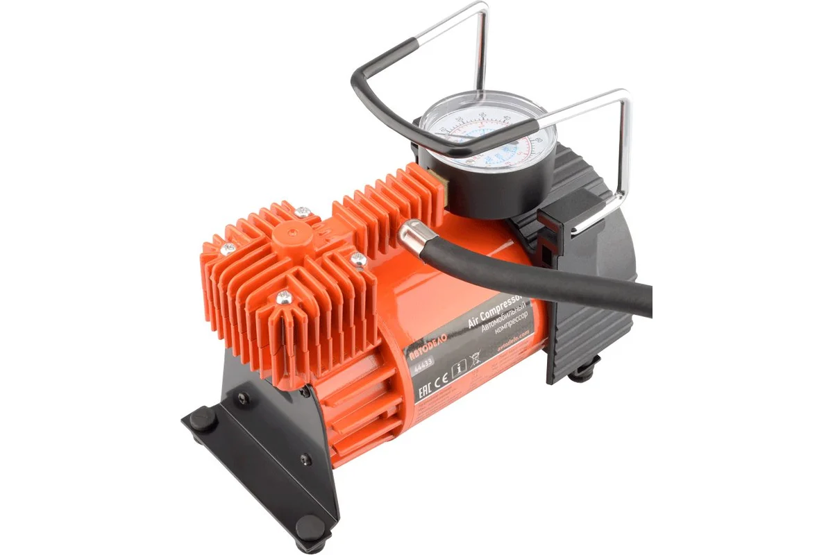 Автокомпрессор Автоdело 12 В, 10.5 атм, 40 л/мин