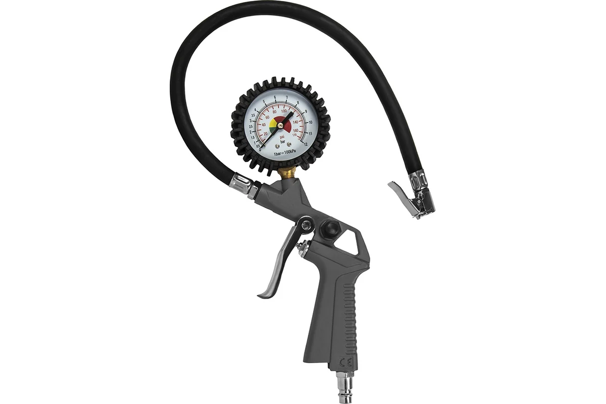 Пистолет пневматический QUATTRO ELEMENTI для накачки колес, разъем EURO