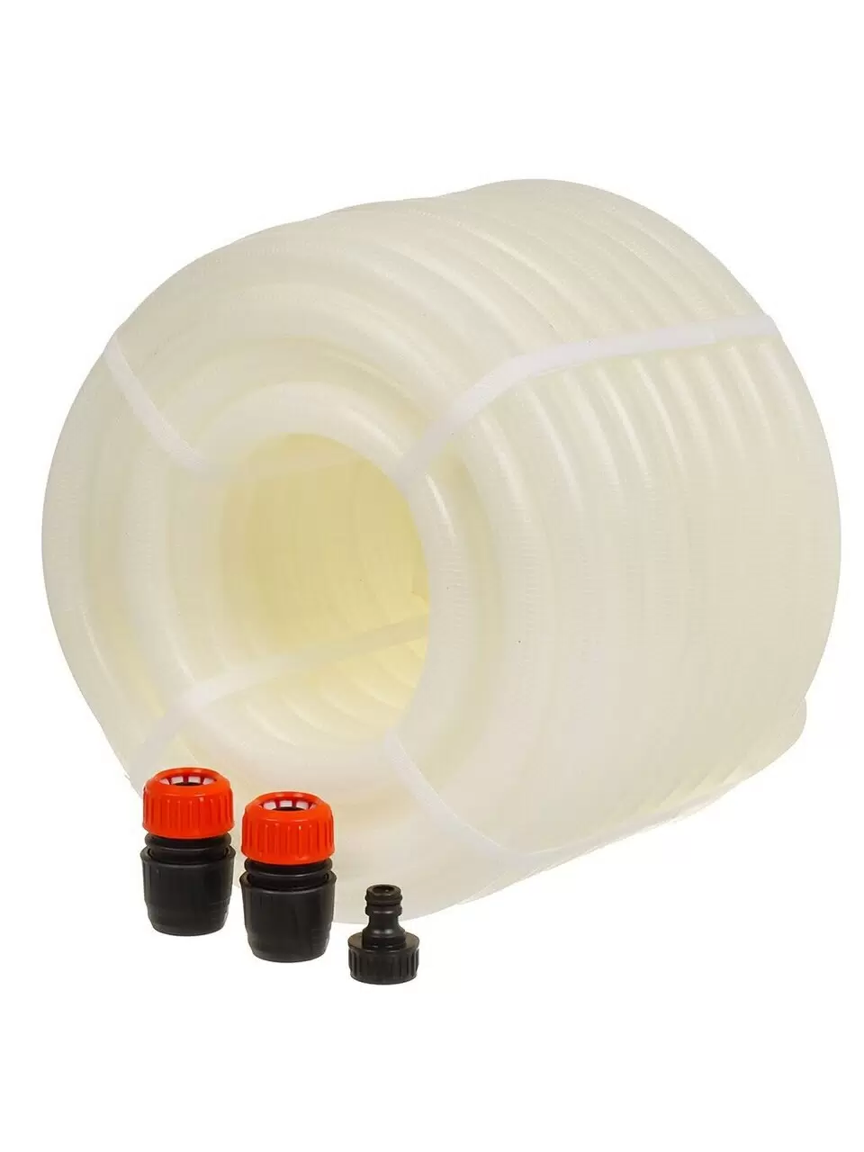 Шланг поливочный, 3/4 '', 19 мм, 12 атм, армированный, 25 м, 3 слоя, Жук, Люкс, ТЭП, с фитингом, 710