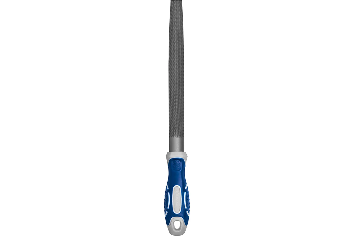 Напильник полукруглый КОБАЛЬТ насечка №1, длина рабочая/общая 180/310 мм,сечение 20х6 мм,2-х ком.рук