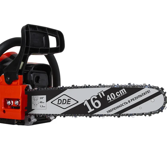 Шина пилы цепной сварная DDE 16"/ 40 см 3/8"-1,3-56 зв (для цепи 91) 160SDEA041