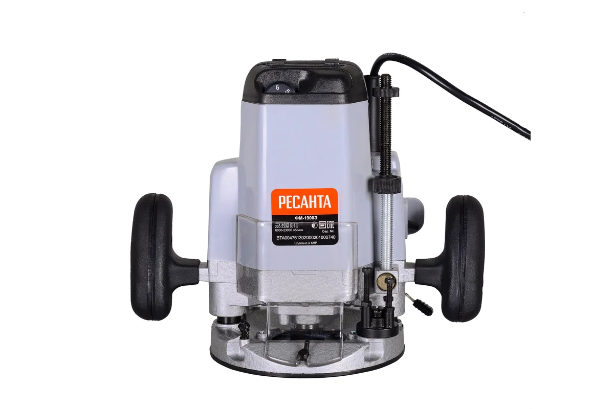 РЕСАНТА Эл.фрезер ФМ-1900Э 1900Вт,23000об/мин,6-12мм цанга,регулир.