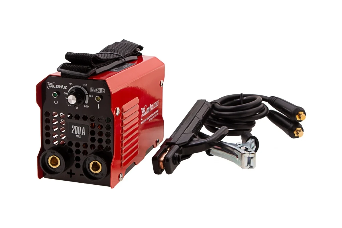 Инверторный аппарат дуговой сварки ММА-200S,200А,ПВ60%,d электрода 1,6-5мм. // MTX