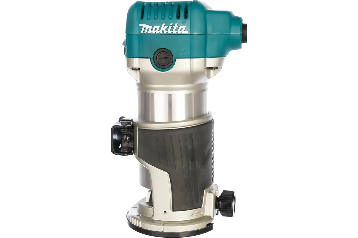 Makita Фрезер кромочный RT0700CX2,710Вт, 10000-30000 об\м, цанга-6/8мм, 3 основания, сумка, 1,8кг