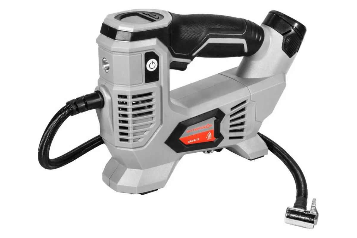 АКА-8/12ЭМ аккум. компрессор (Li-ion, картон, 2 аккум., 2,0 Ач, ЗУ)