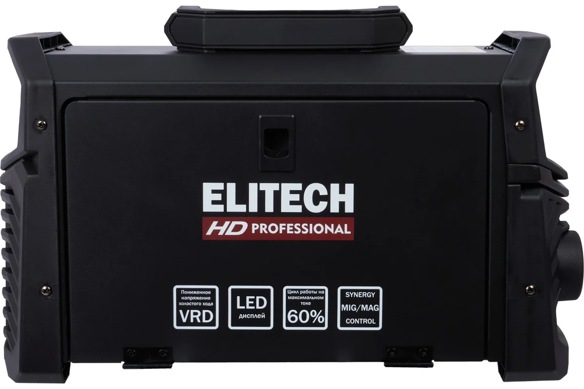 ELITECH HD WM 200 SYN Инвертор,220В,5.9кВт,50-200A(MIG),10-160А(MMA),10-200А(TIG),200А/60%,ф0.6-1.0\