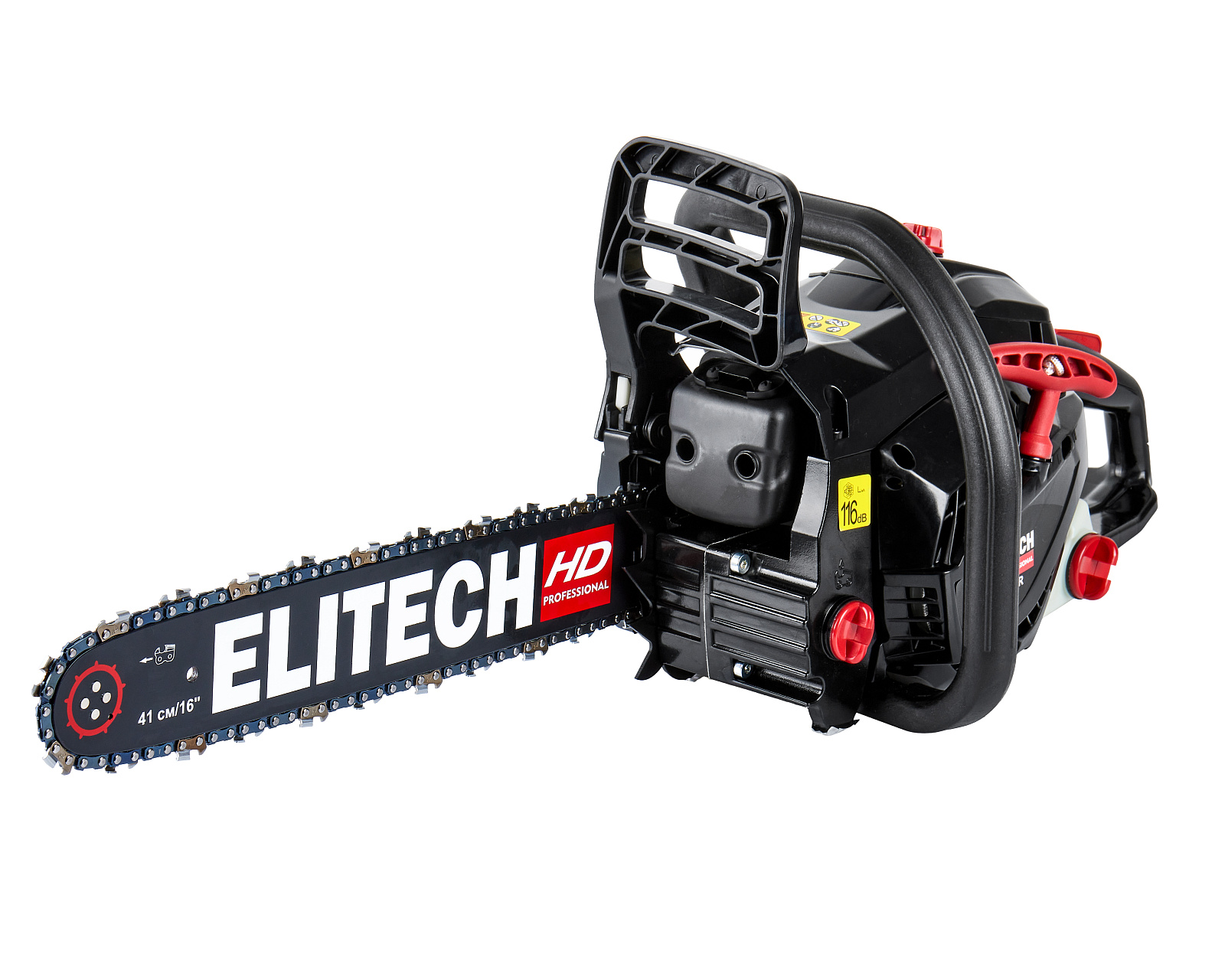 ELITECH HD CS 4125R (E1611.005.00) Бензопила,40.2см3,2.6кВт\3.5л.с.,шина38см, 0.325",1,5мм,5.2 кг