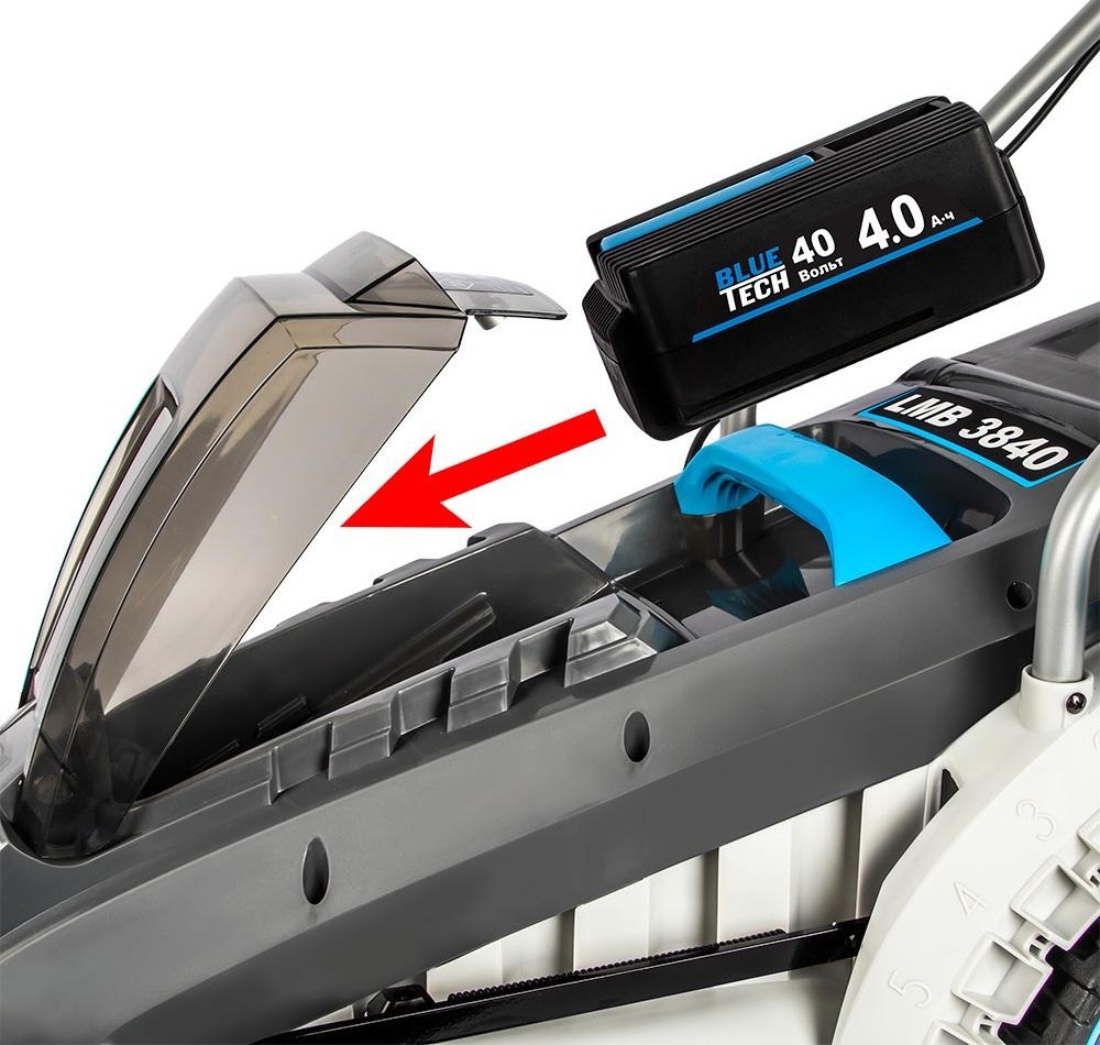 Газонокосилка аккум. DDE BlueTech LMB 3840 ш 38см,выс25-75 без ЗУ и АКБ
