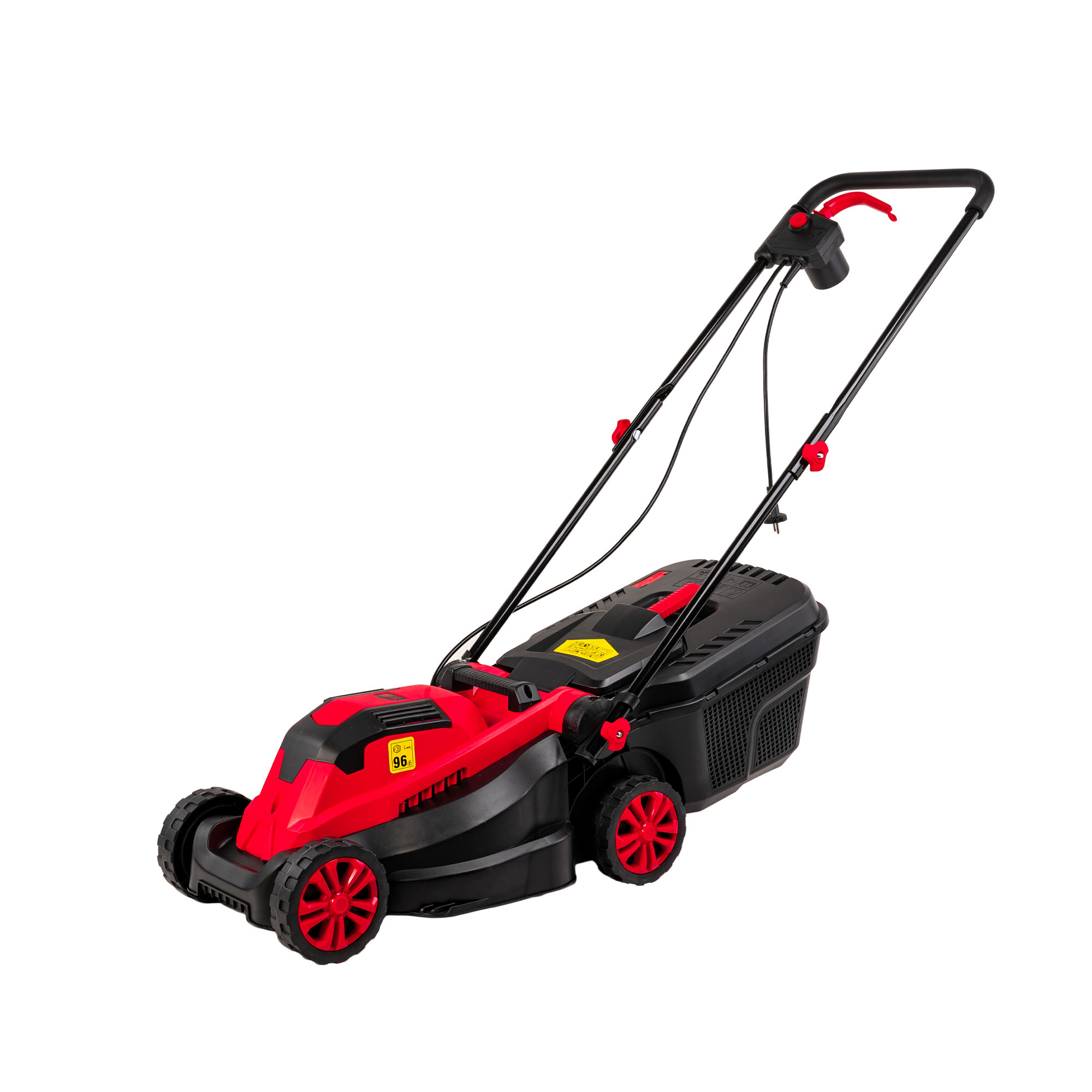 Газонокосилка электрич. P.I.T. PLM 32-C (1200Вт, 3600об/мин, Ø320мм, выс. 20/35/50мм, травосб. 30л)