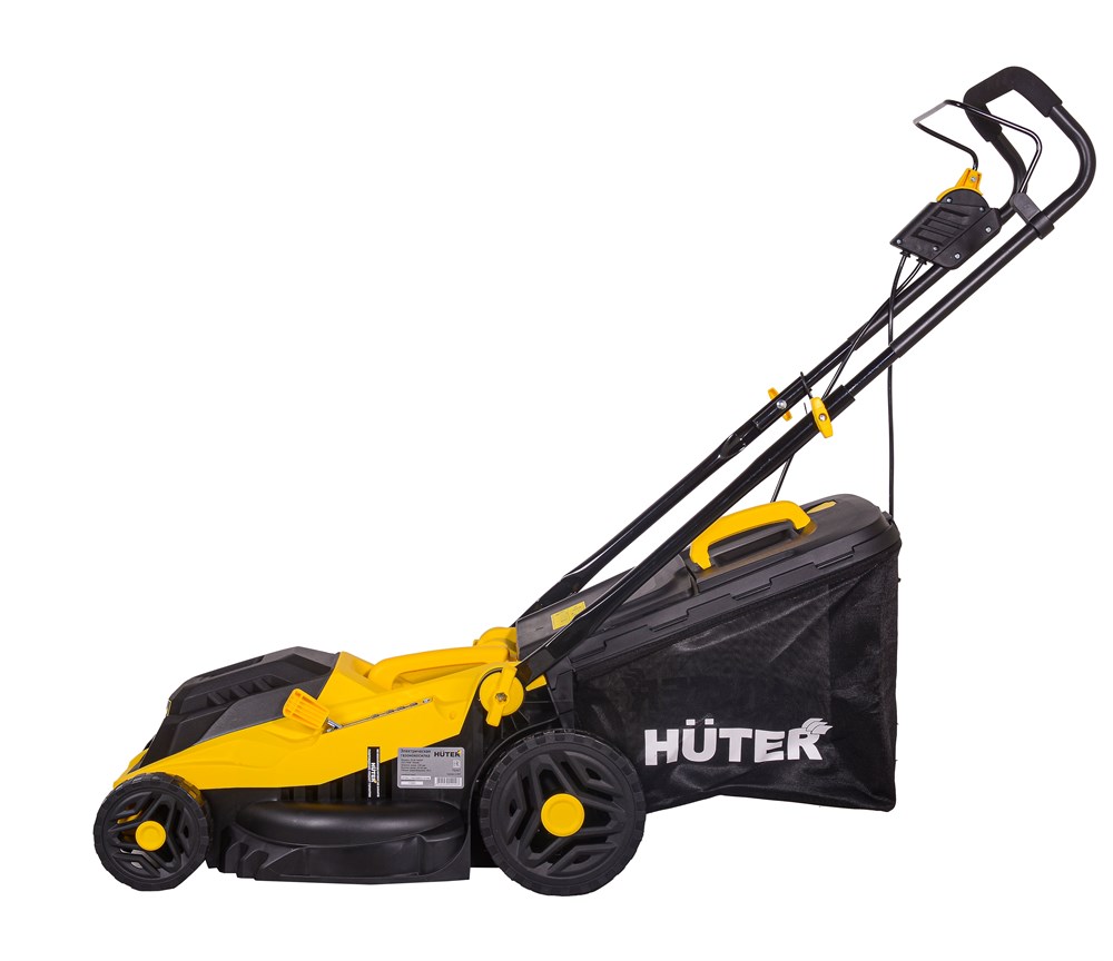 Эл.газонокосилка HUTER ELM-1800P, 1,8 кВт, ширина кошения 42 см, высота кош. 28-50 мм, травосб.45л.