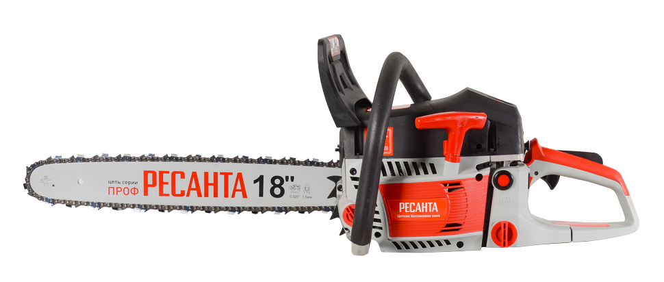 Бензопила РЕСАНТА БП-4518, 2,3л.с, шина 45см,72х325х1,5