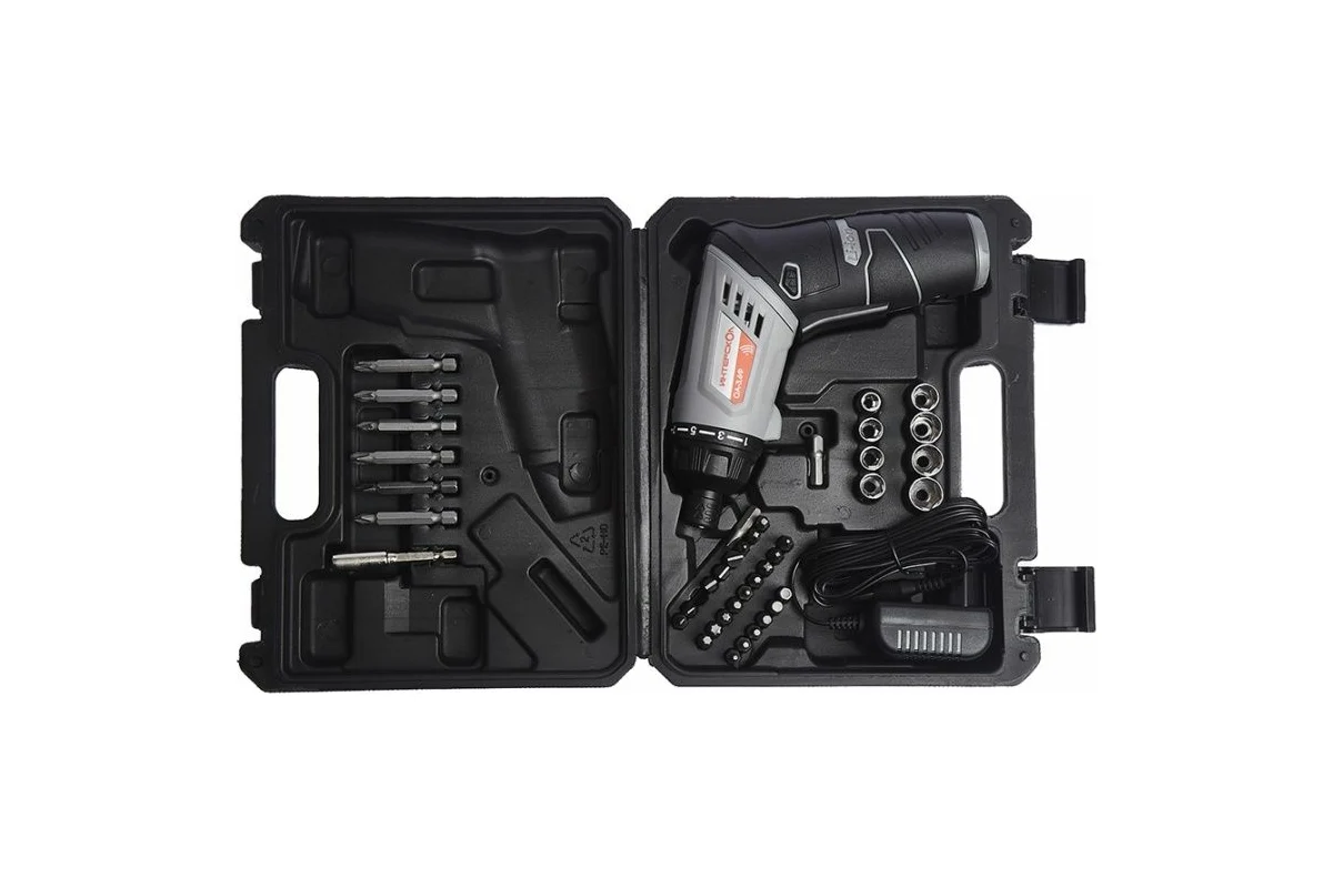 ИНТЕРСКОЛ ОА-3,6Ф акк. отвертка с фонарем (Li-ion, кейс, набор 38+1+1)